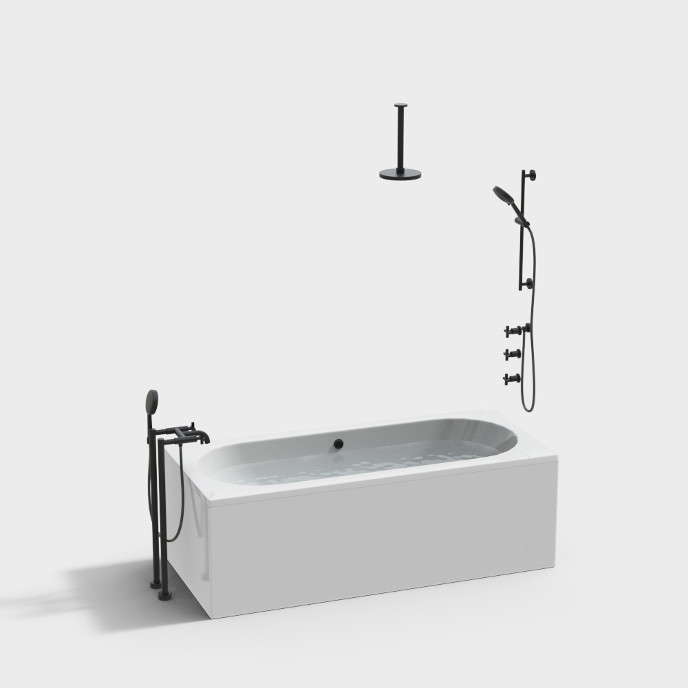 Modern Villeroy Shower Bathtub