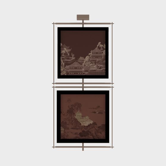 신중국식 중세 스타일 그림