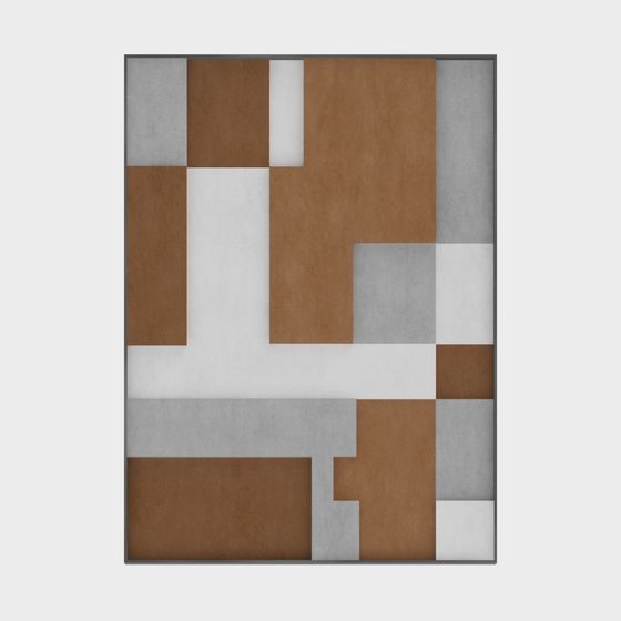 Abstract Geometric Puzzle 3D model for Creative Projects