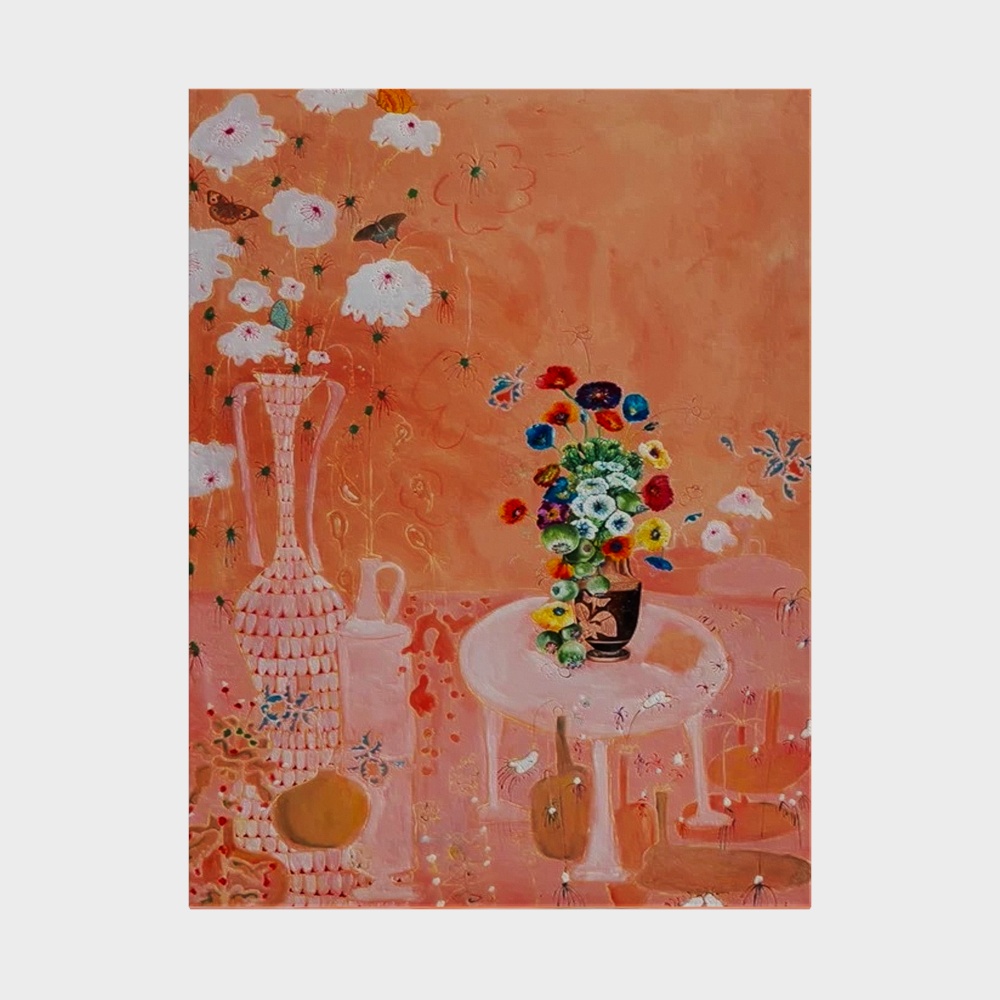 Abstract Plant Wall Hanging