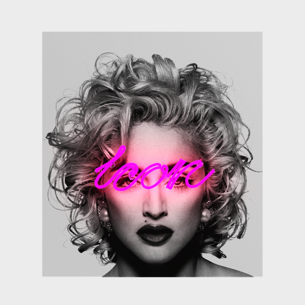 Modern Neon Light Decorative Painting