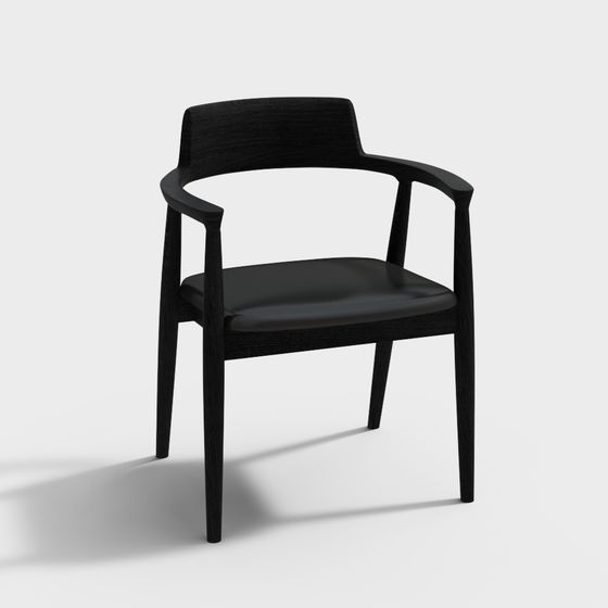 Curved Back Dining Chair