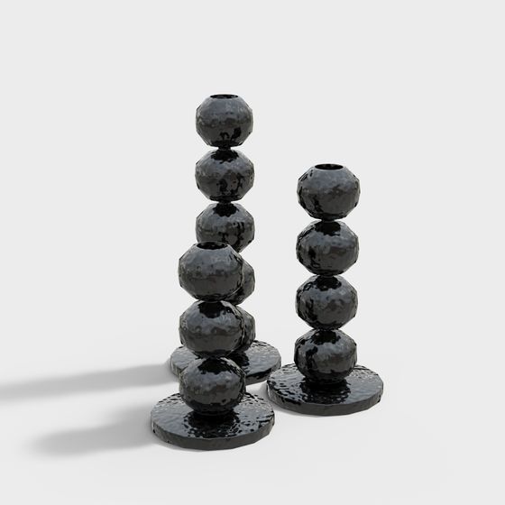 Balance Tower Low Poly 3D Model