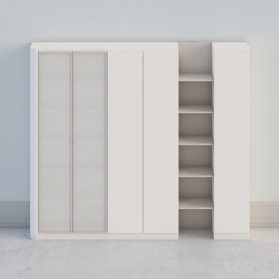 Minimalist Wardrobe 3D model