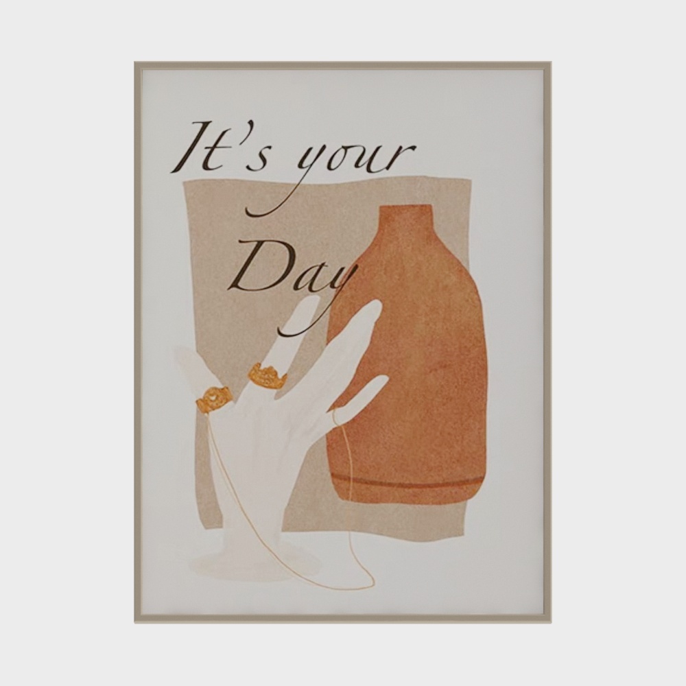 Hopeful Hand 3D Model – Low Poly Art with Warm Tones