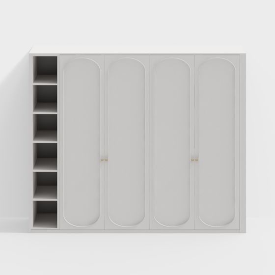 Tủ quần áo trắng