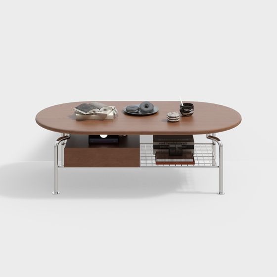 Elegant Low Polygon Coffee Table 3D model