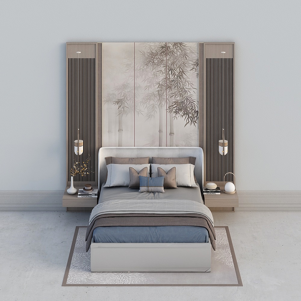 Chinese Style Double Bed