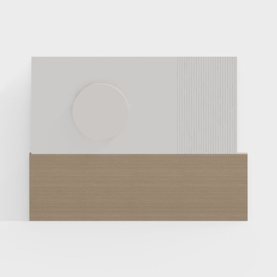 Minimalist Wall Panel 3D model for Contemporary Spaces