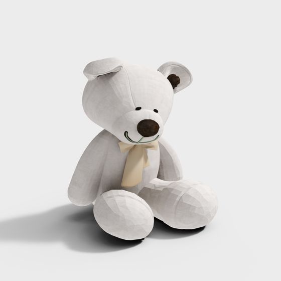 Low Poly Teddy Bear 3D model