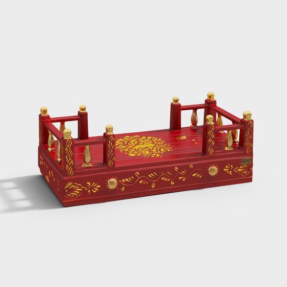 Royal Throne 3D model with Luxurious Design