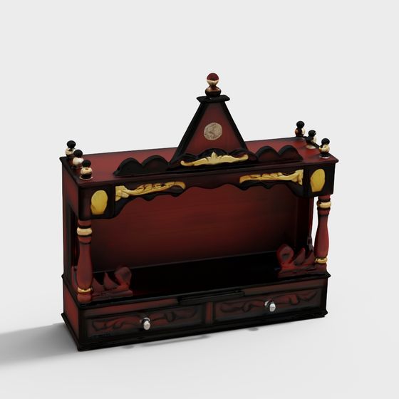 Eastern Classic Screen 3D model for Creative Spaces