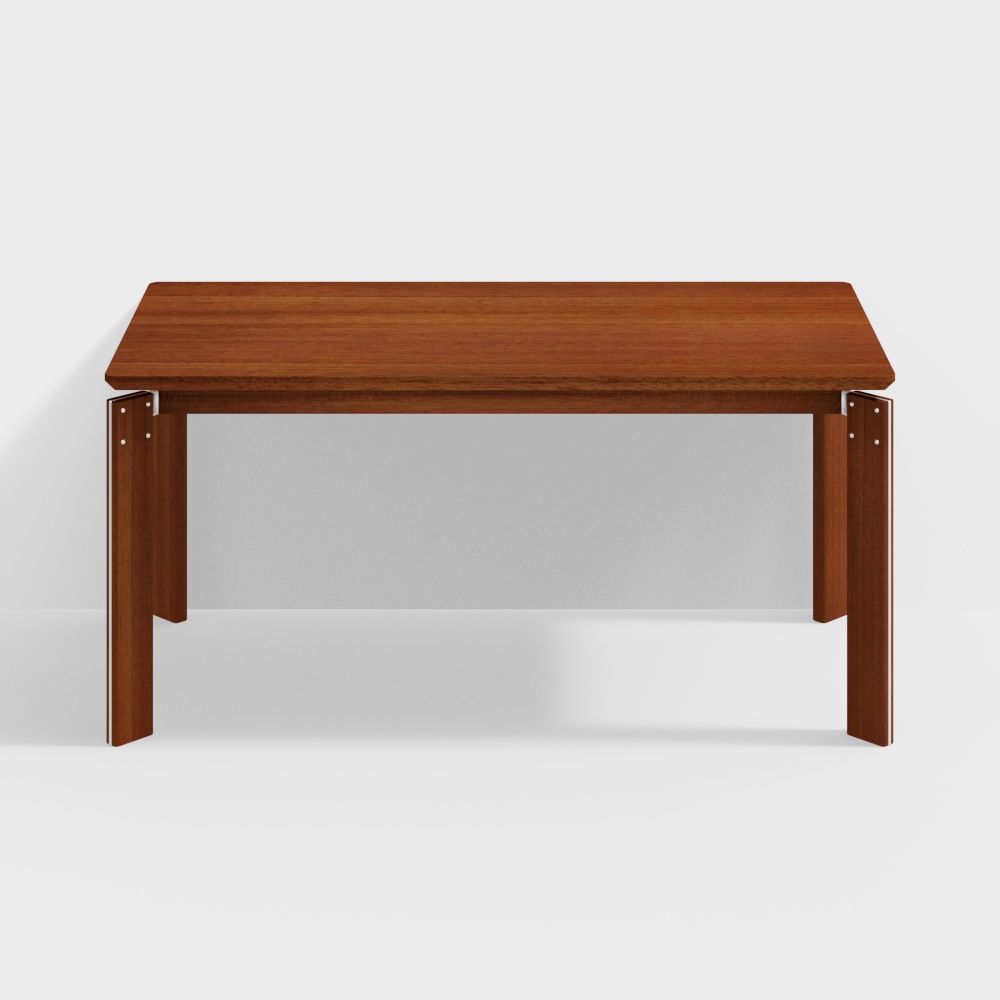 โต๊ะอาหารไม้ไม้ทซึเกะ ขนาดกว้าง 1600 มม.