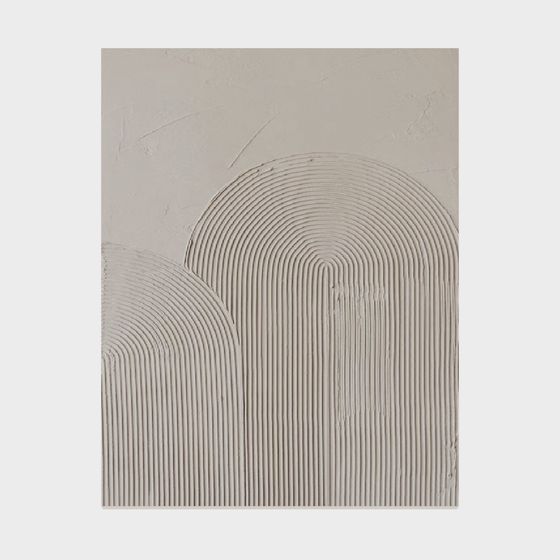 Arch Lines Wall Low-Poly 3D model for Creative Spaces