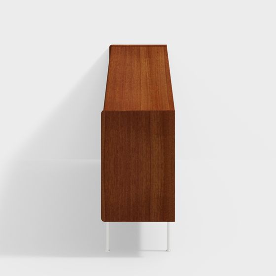 국화나무 클래식 목재 수납 캐비닛