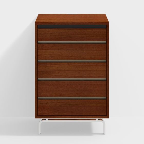 ลิ้นชัก 5 ชั้น สไตล์วินเทจไม้ทสึเกะ