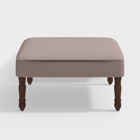 Classic Retro Stool 3D model