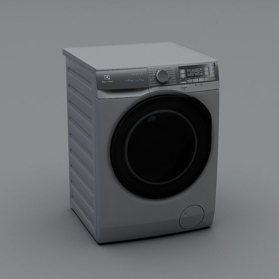 Realistic Electrolux Washing Machine 3D model