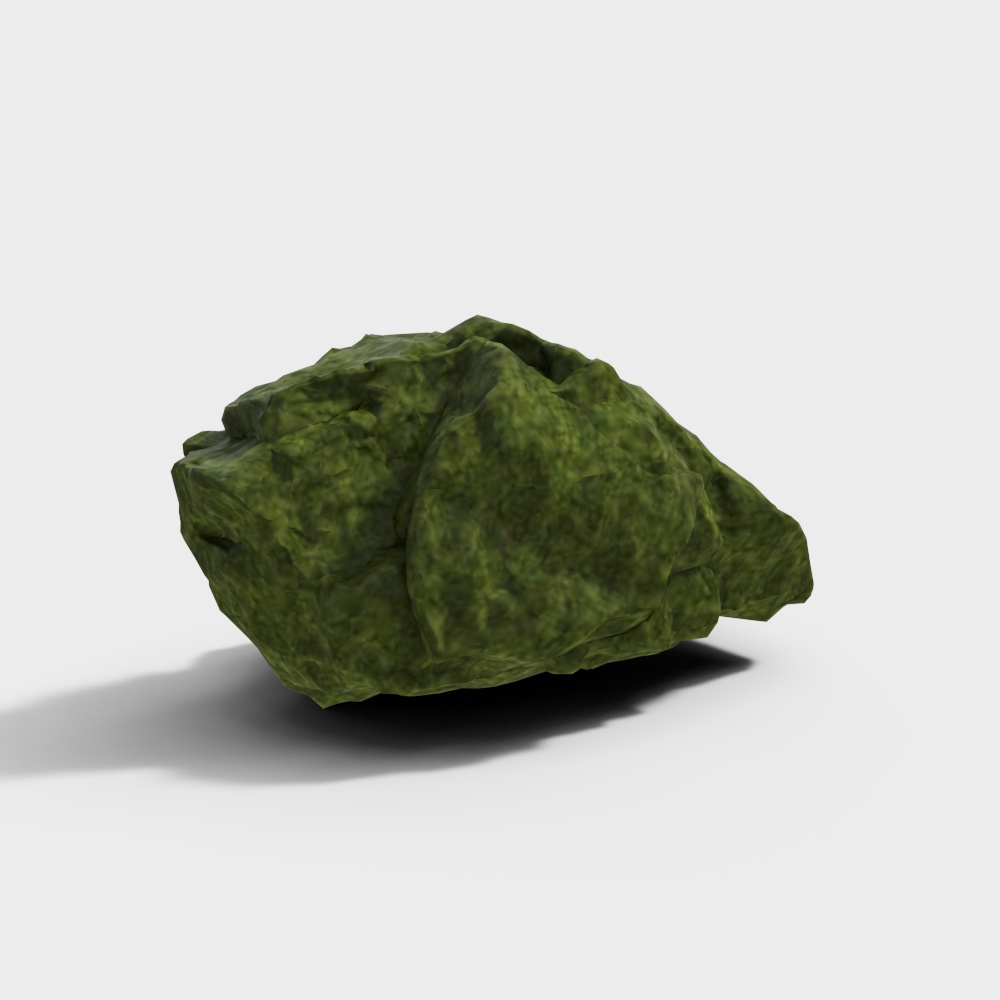 Mossy Giant Stone 3D model