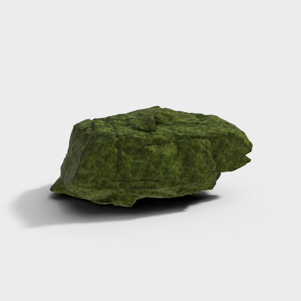 Lifelike Low-Poly 3D Rock Model