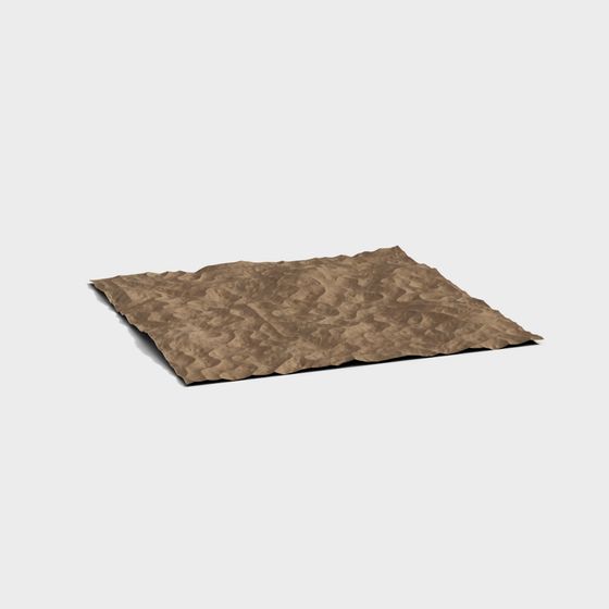 Desert Dune Low Poly 3D model