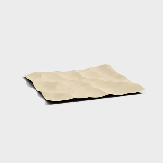 High-Detail Low-Poly Sand Dune 3D model