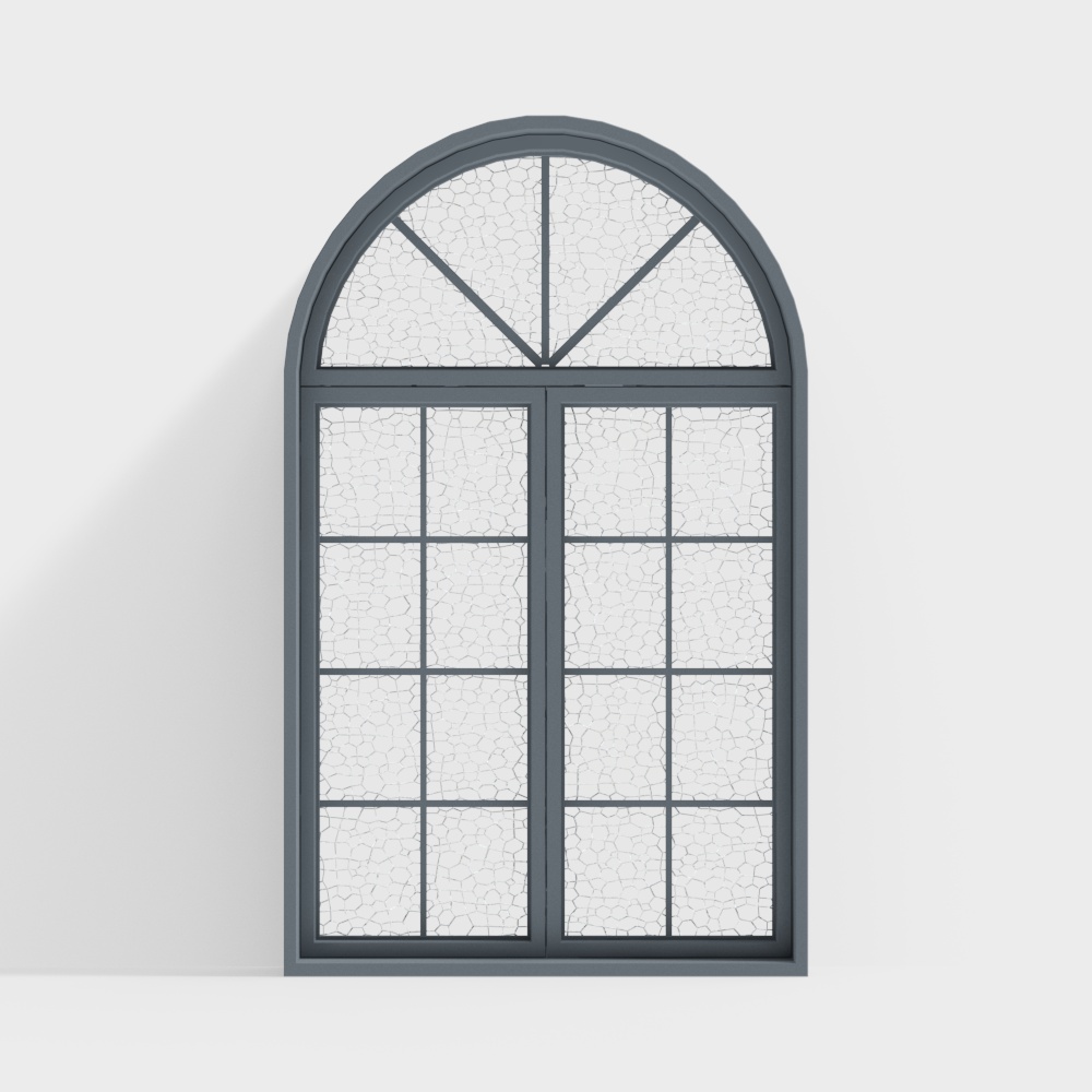 Modern Arched Floor Window