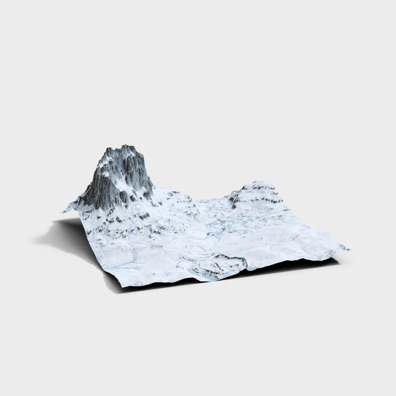 Frozen Summit 3D Model