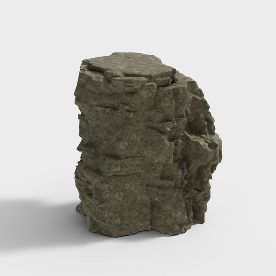 Mountain Rock Pillar 3D Model Design
