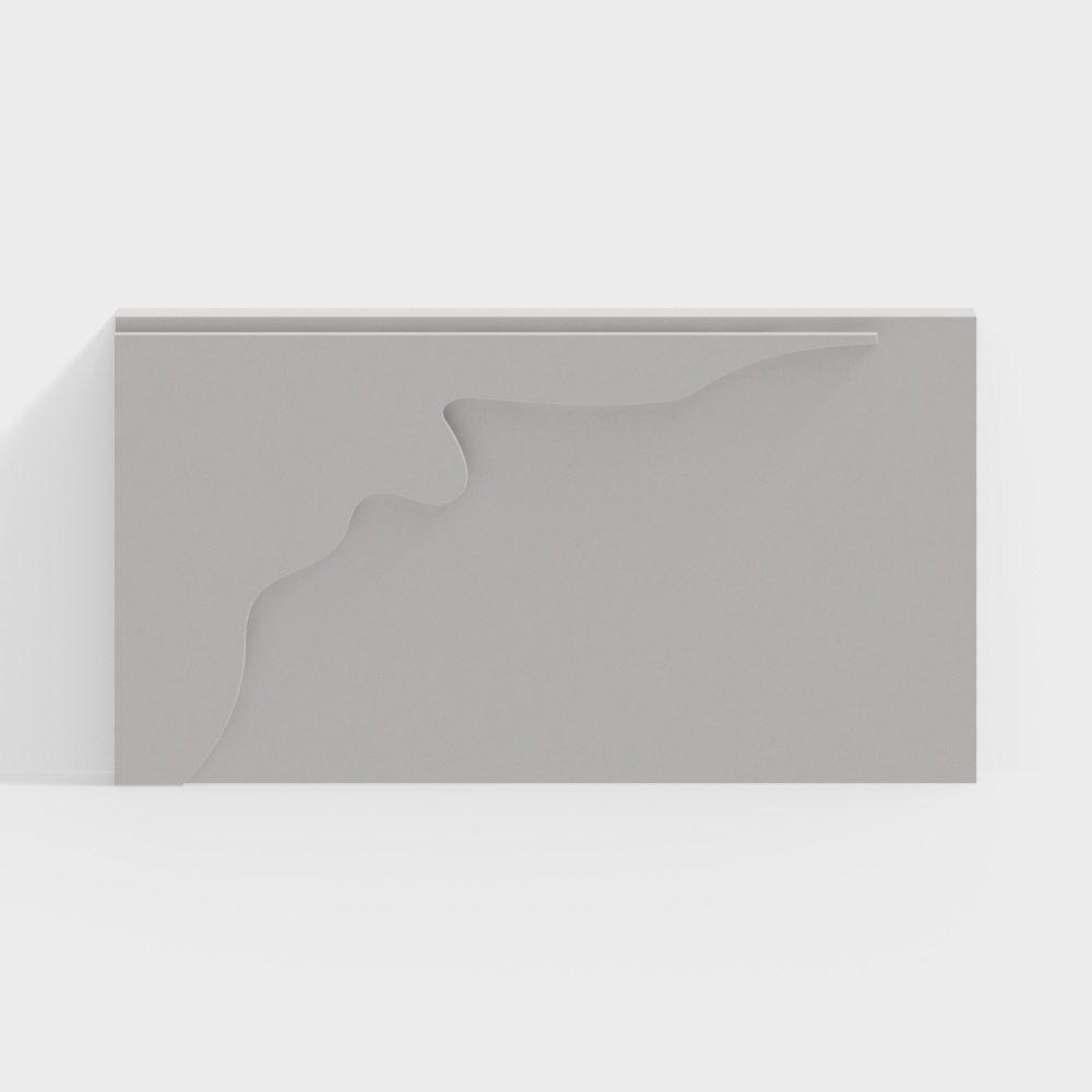 Pared de fondo del dormitorio