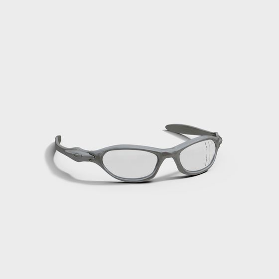 Stylish Polygonal Sports Glasses 3D model
