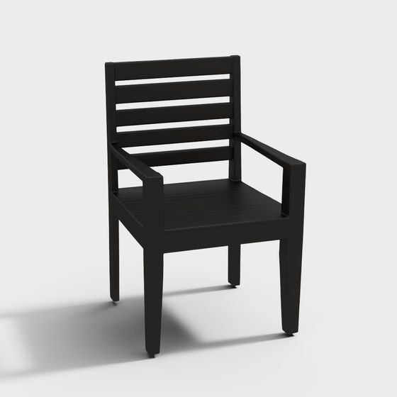 Stylish Urban Lounge Chair 3D model for Creative Projects