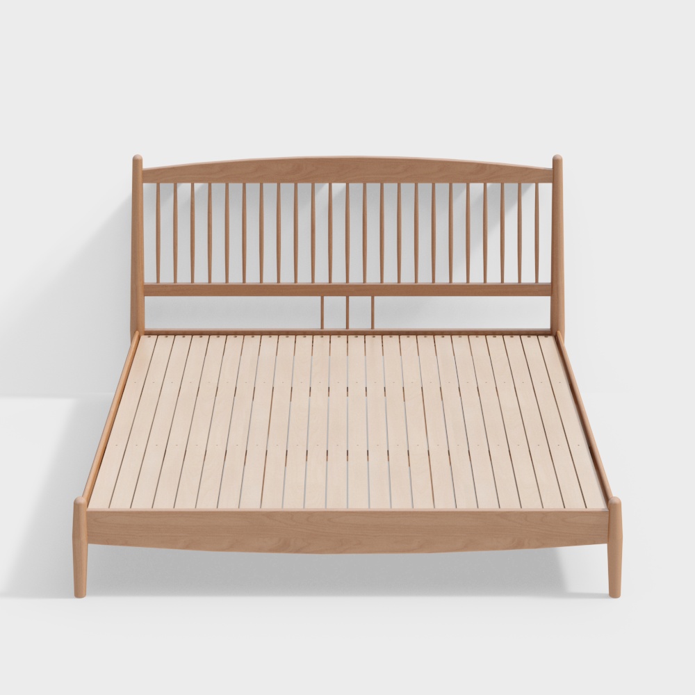 Cherry Wood Classic Windsor Style King Size Bed