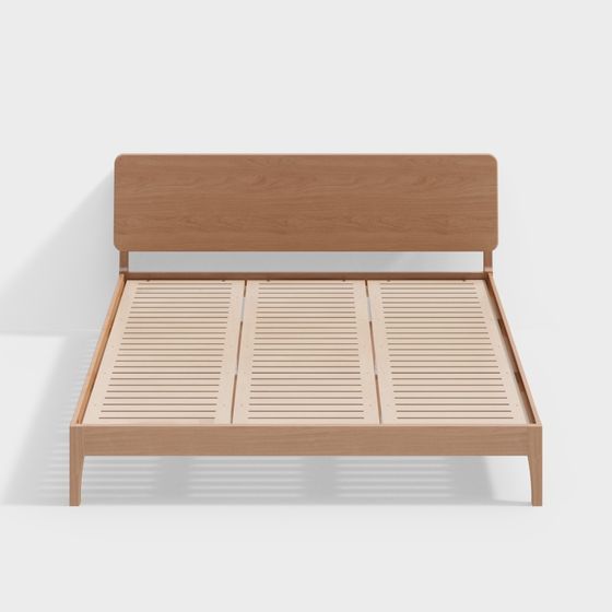 Giường kích thước king có đầu giường điều chỉnh bằng gỗ cherry và gỗ du