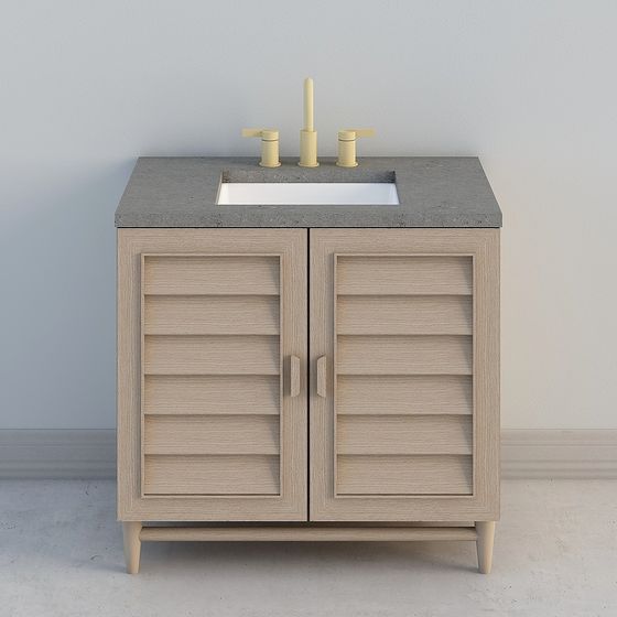 Charming Bathroom Cabinet 3D model