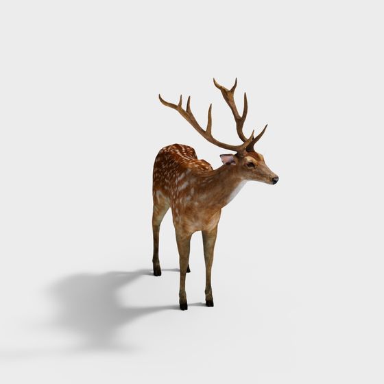 Forest Guardian 3D model of a Majestic Deer