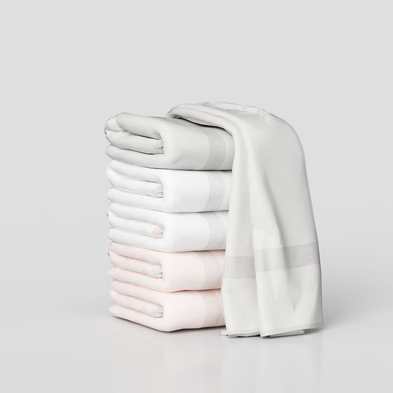 Towel Stack 3D Model