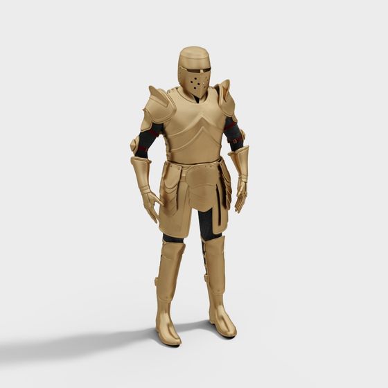 Golden Knight 3D model