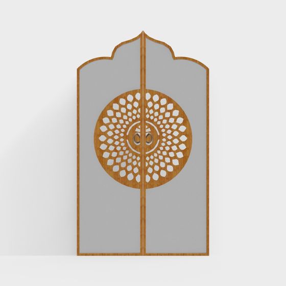 Glass Pooja Door