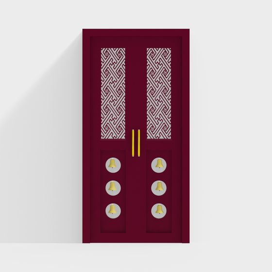 Pooja Room Door Modern God Handle