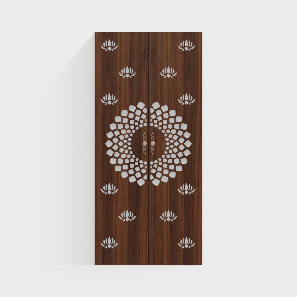 Pooja Door Traditional Wood
