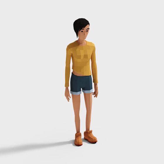 Девочка с короткими волосами