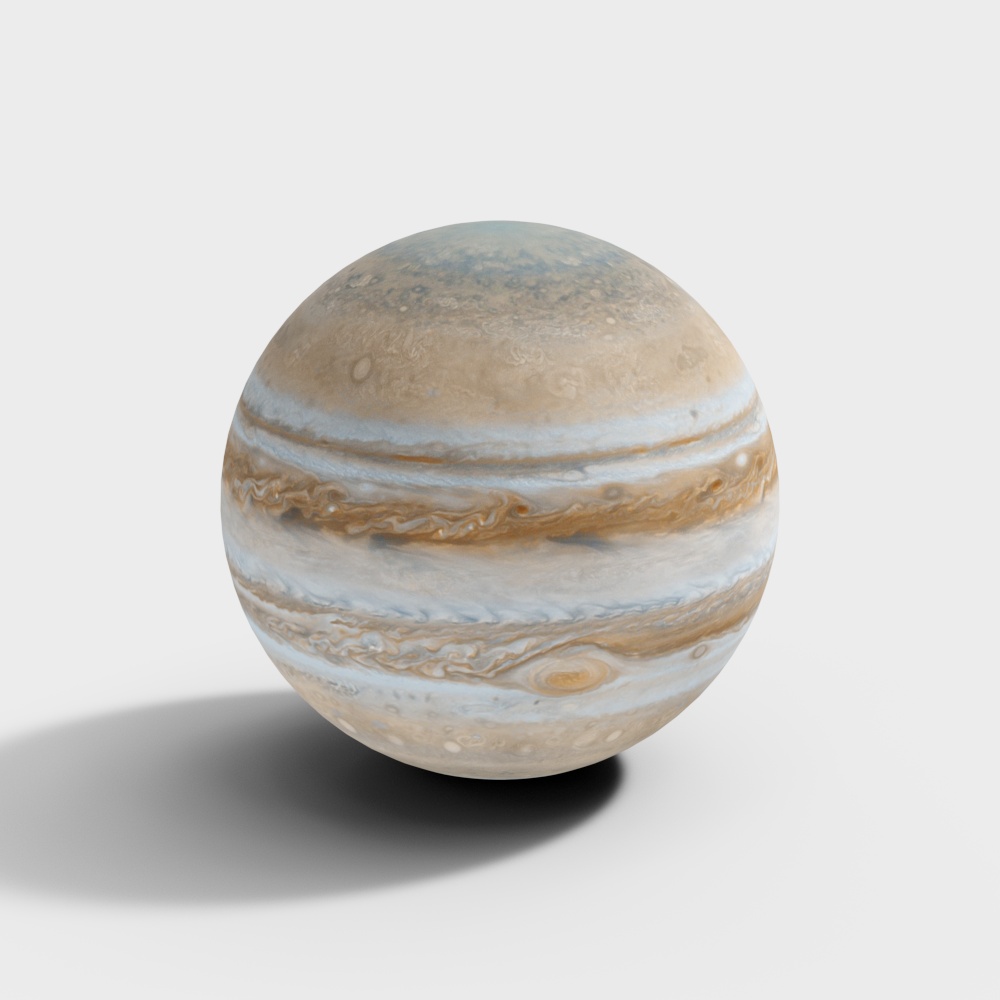Amazing Jupiter 3D model for Space Exploration