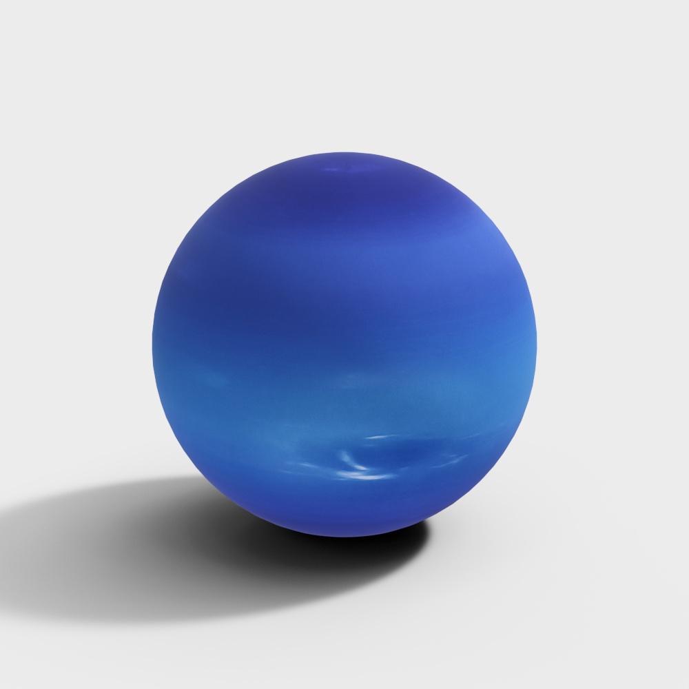 Realistic Neptune 3D Model for Creative Projects