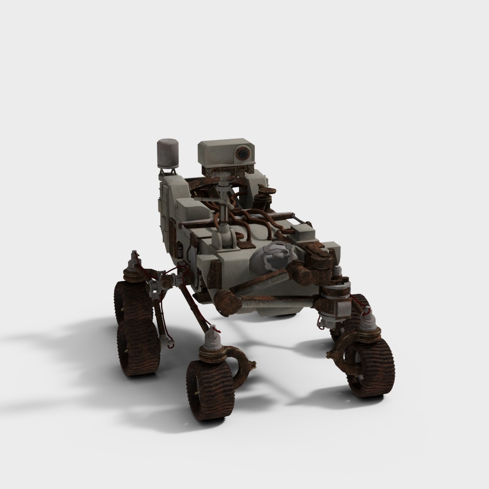 Mars Rover 3D Model for Exploration Projects