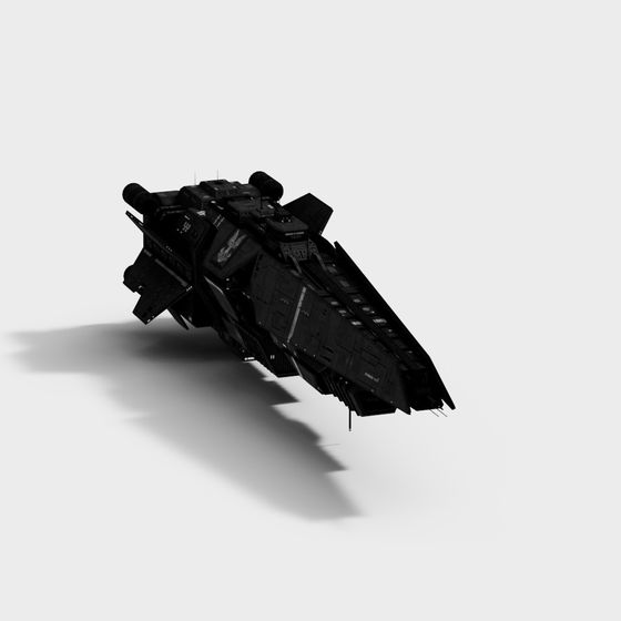 Futuristic Spaceship 3D model