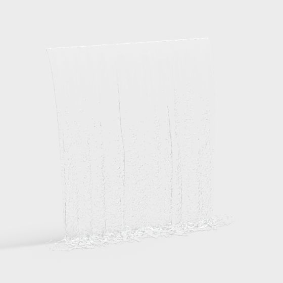 Crystal Waterfall 3D model