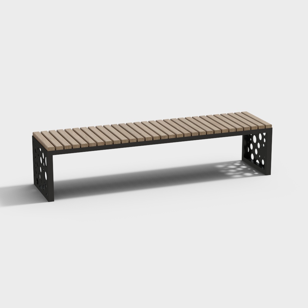 Outdoor Park Bench