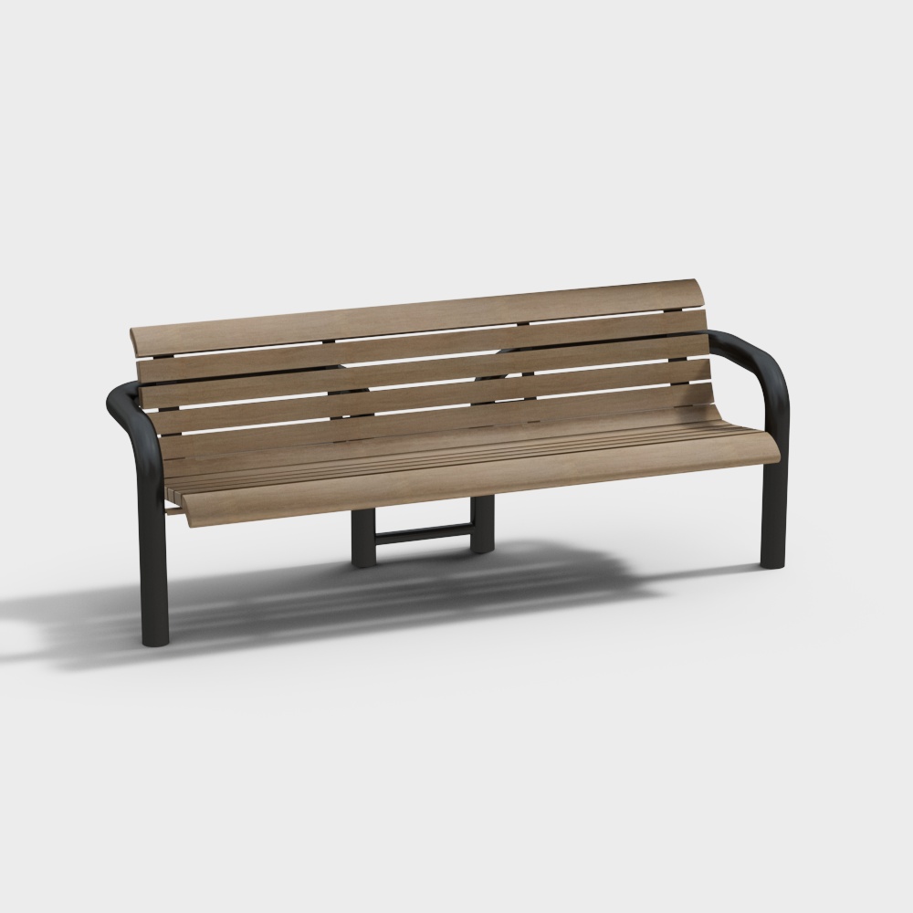 Outdoor Park Bench