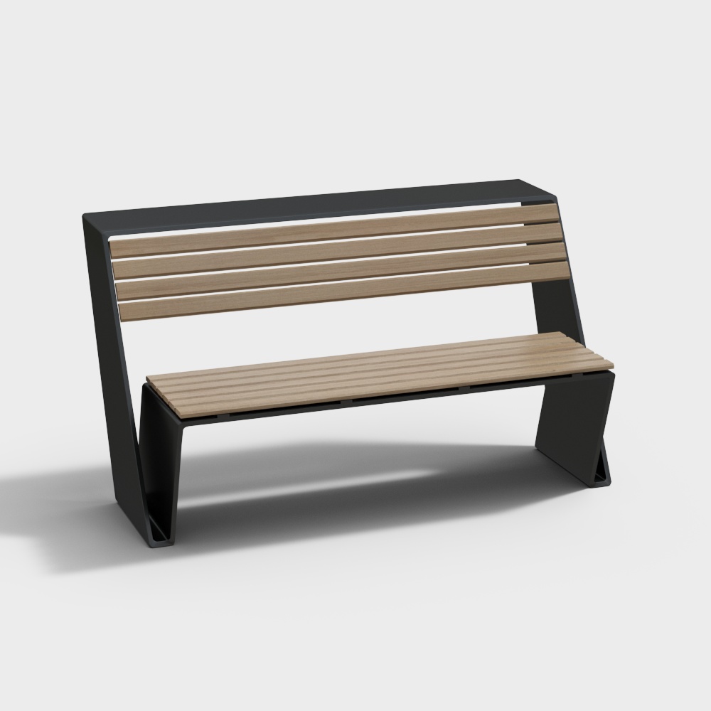 Outdoor Park Bench